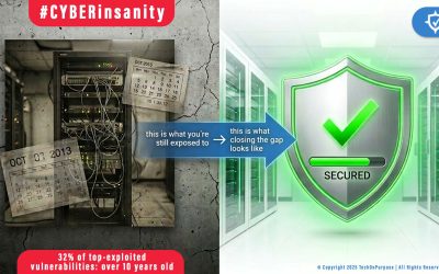 #CYBERinsanity: The Vulnerabilities Attacking You Today Were Published a Decade Ago